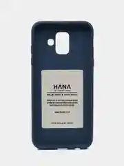 Синий силиконовый чехол для Samsung Galaxy A6 2018, SM-A600 бампер Hana Molan Cano для смартфона