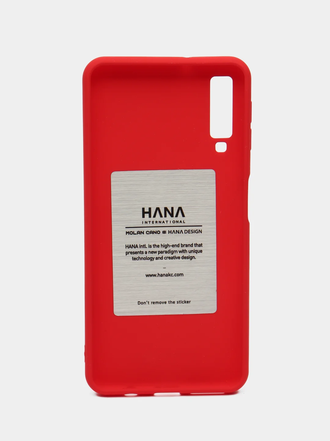 Красный силиконовый чехол для Samsung Galaxy A7 2018, A750 бампер Hana Molan Cano для смартфона