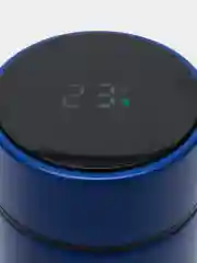 Синий термос с датчиком температуры и LED-дисплеем, 0,5 л