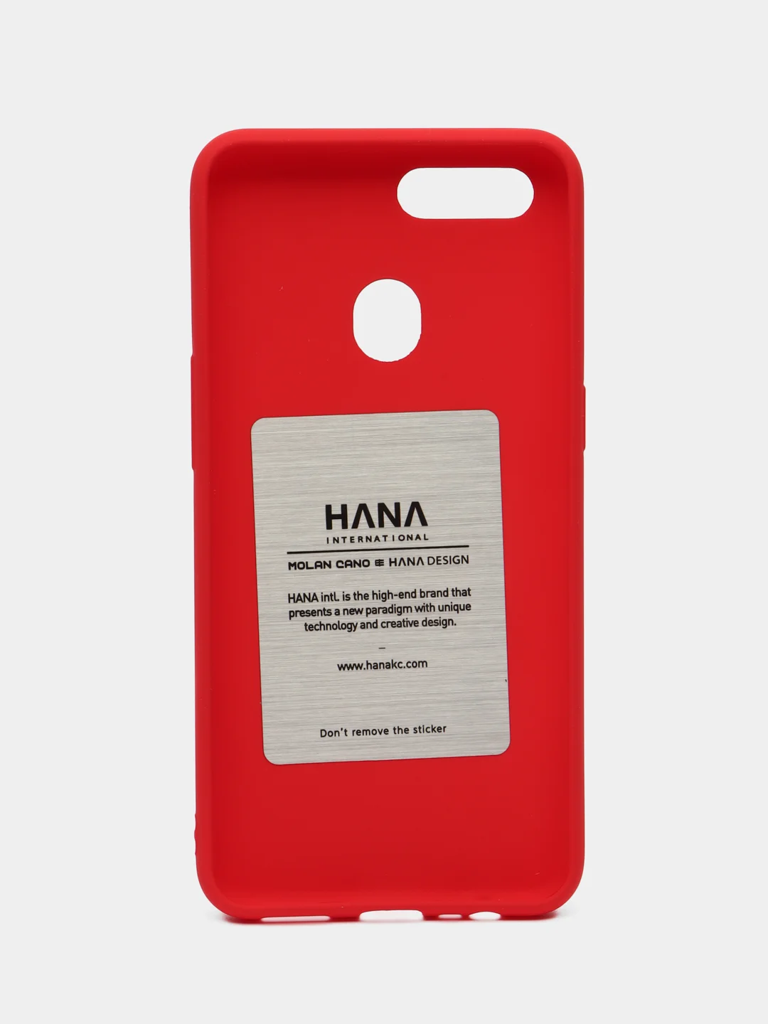 Красный силиконовый чехол для OPPO A5, Oppo A3s бампер Hana Molan Cano для смартфона