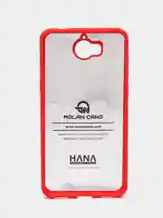 Красный силиконовый чехол для Huawei Y6 2017 бампер Hana Molan Cano для смартфона