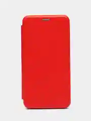 Красный чехол книжка с карточкой для Huawei P smart 2019