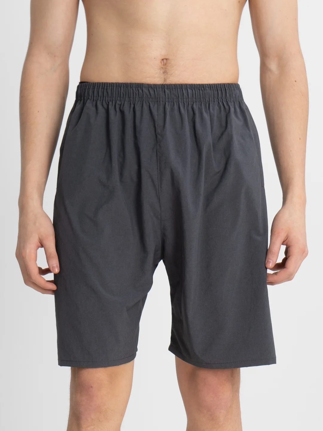 Серый trendd / Шорты базовые Unisex с карманами и эластичной талией