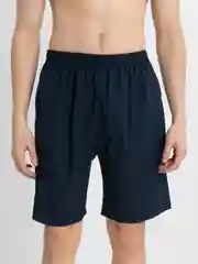 Темно-синий trendd / Шорты базовые Unisex с карманами и эластичной талией