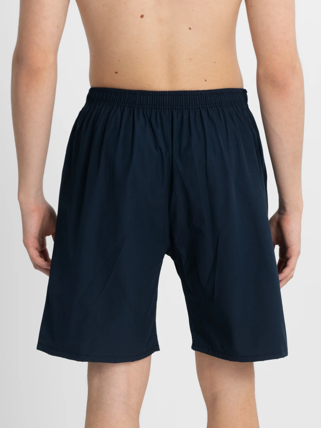 Темно-синий trendd / Шорты базовые Unisex с карманами и эластичной талией