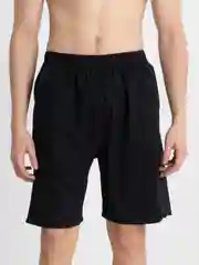 Черный trendd / Шорты базовые Unisex с карманами и эластичной талией