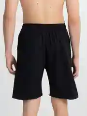 Черный trendd / Шорты базовые Unisex с карманами и эластичной талией