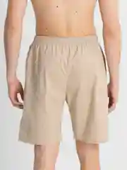 Бежевый trendd / Шорты базовые Unisex с карманами и эластичной талией