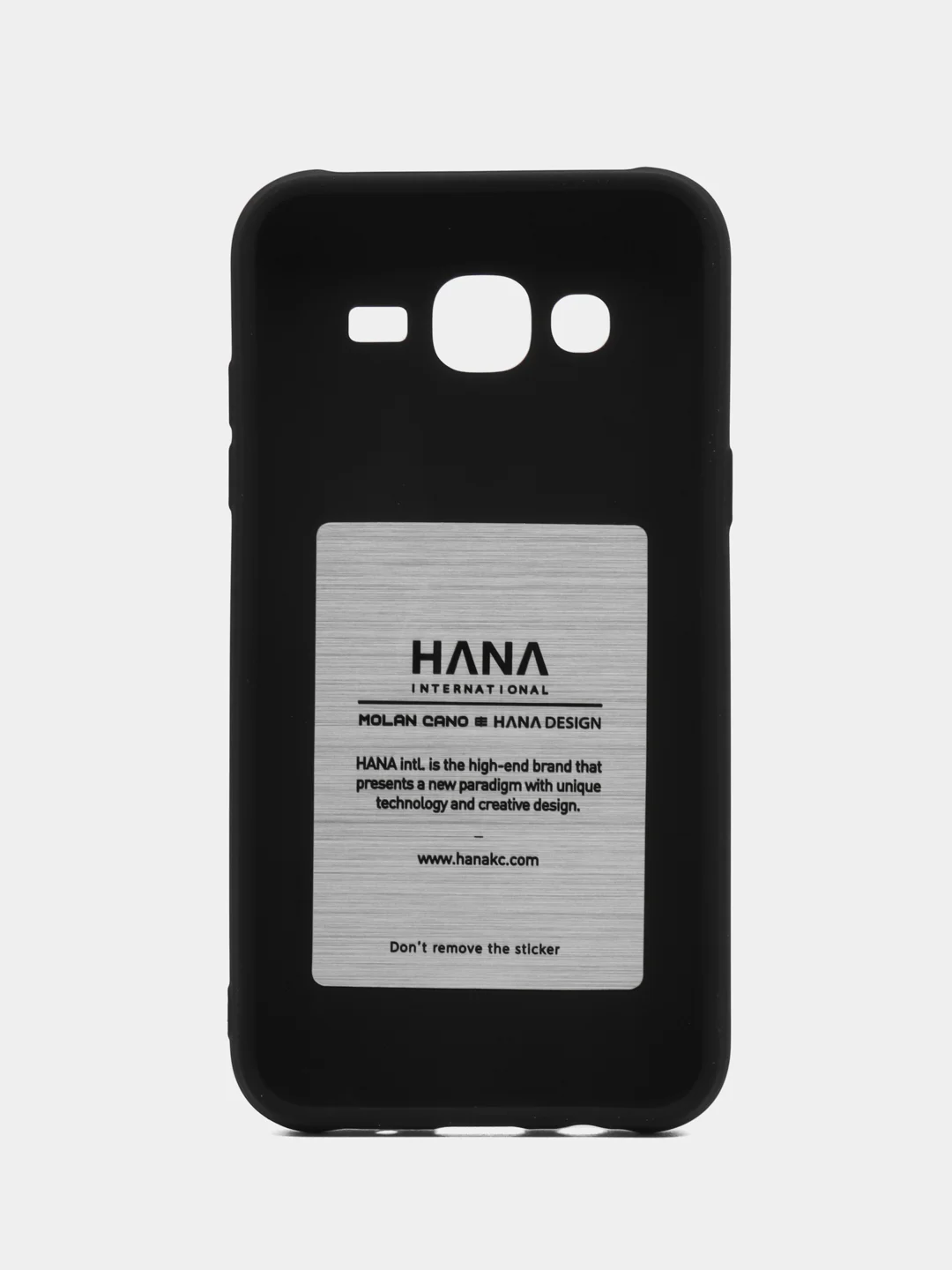 Черный силиконовый чехол для Samsung Galaxy J5, SM-J500 бампер Hana Molan Cano для смартфона