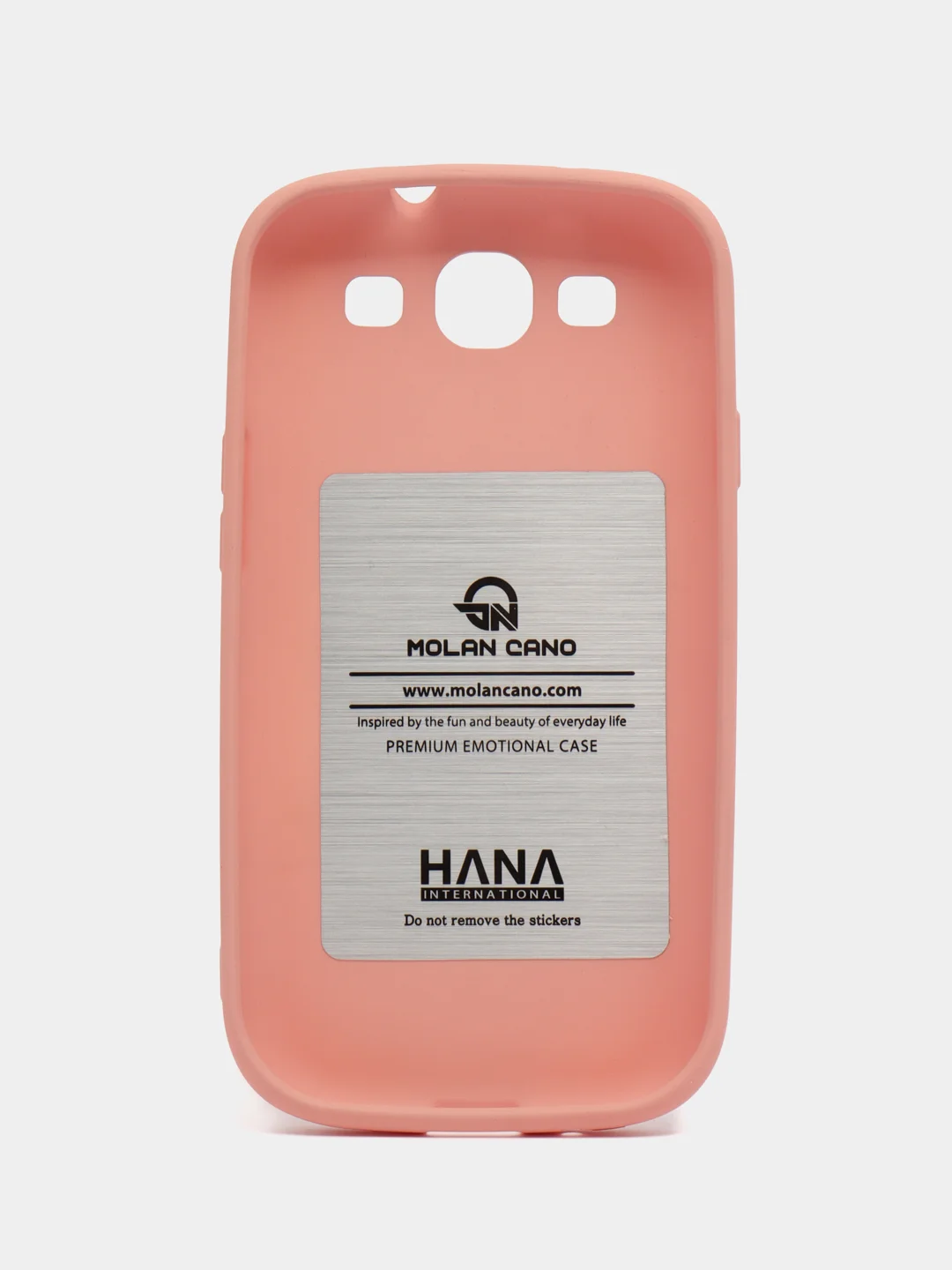 Розовый силиконовый чехол для Samsung Galaxy S3, 9300 бампер Hana Molan Cano для смартфона