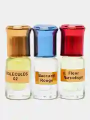 Подарочный набор ароматов по мотивам Moleculе 02, Baccarat Rouge, Fleur Narcotique