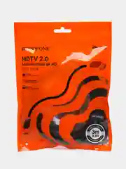 Кабель HDMI на HDMI для телевизора, приставки, BOROFONE BUS02, 4K HD, 60Гц, 1/2/3 метра