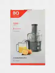 Серый соковыжималка центробежная BQ J1008, ДЛЯ МЯГКИХ ЯГОД И ТВЁРДЫХ ПЛОДОВ, 2 СКОРОСТИ