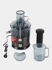Серый соковыжималка центробежная BQ J1008, ДЛЯ МЯГКИХ ЯГОД И ТВЁРДЫХ ПЛОДОВ, 2 СКОРОСТИ
