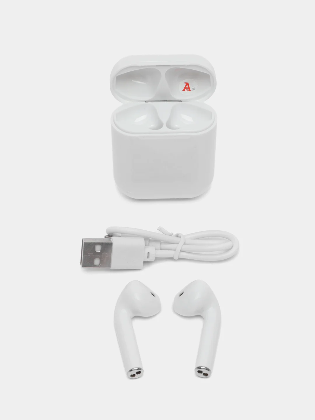 Белый беспроводные Bluetooth наушники TWS i12