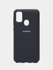 Синий меланж чехол Soft-touch для Samsung M30S / M21