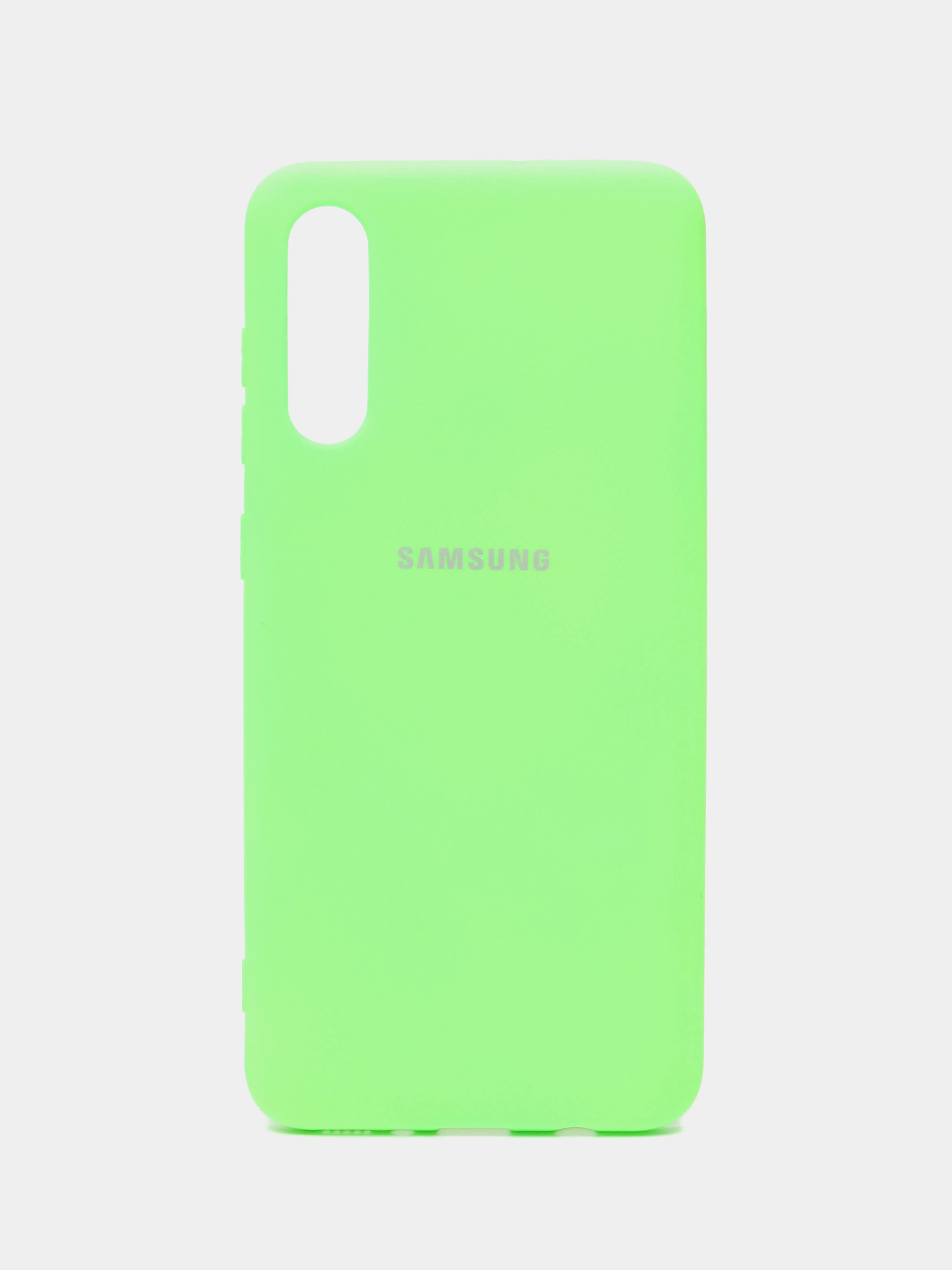 Салатовый чехол Soft-touch Samsung A70s