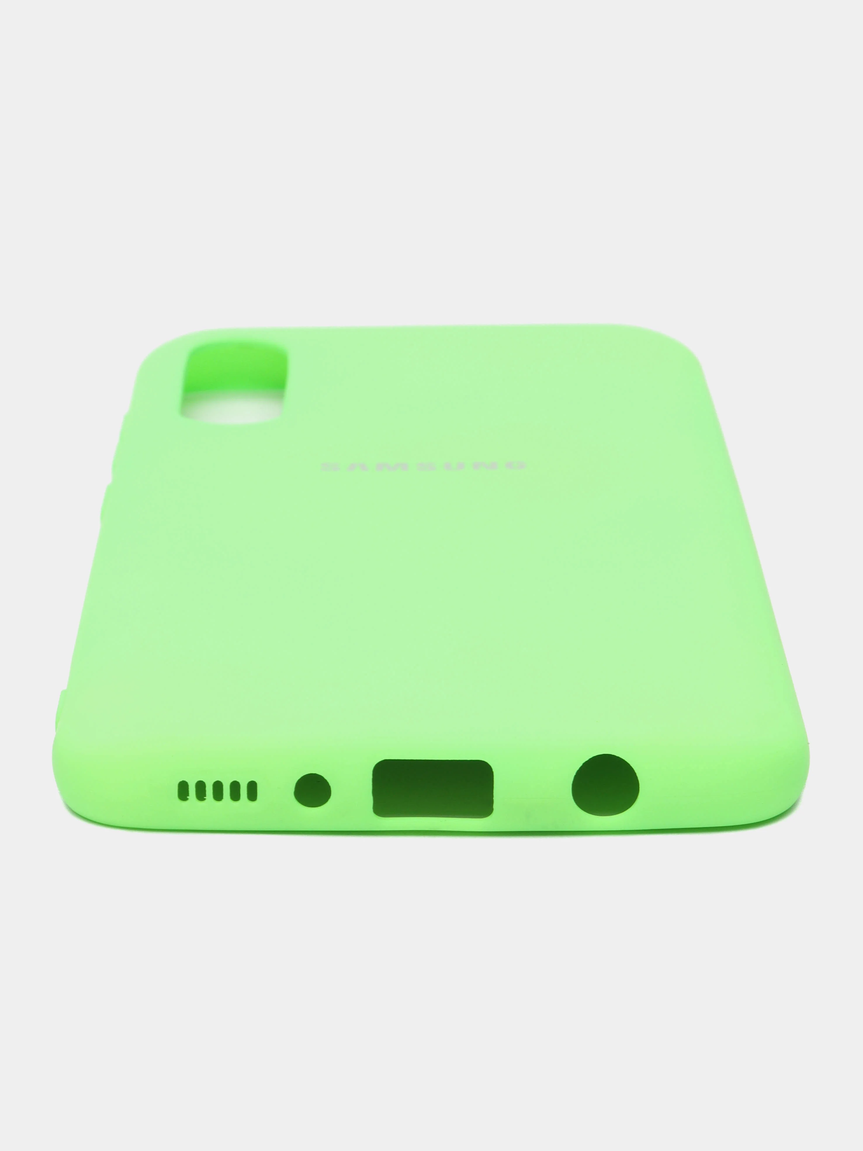 Салатовый чехол Soft-touch Samsung A70s