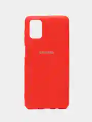 Красный чехол Soft-touch для Samsung M51