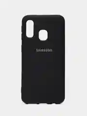 Черный чехол Soft-touch для Samsung A40