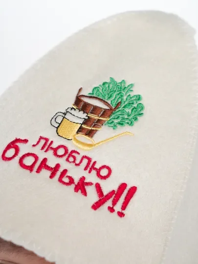 Шапка для бани / Шапка для бани и сауны, разные виды
