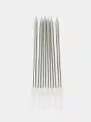 Серебряный свечи для торта