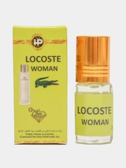 Масляные духи по мотивам LOCOSTЕ WOMAN (Лакостe вумэн), роликовый флакон, 3 мл, без спирта