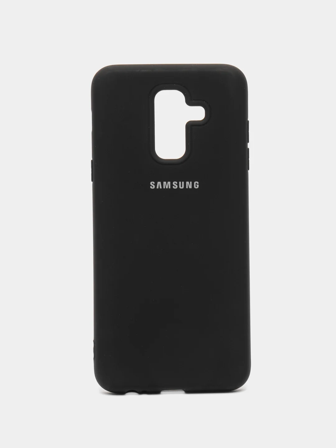 Черный чехол Soft-touch для Samsung A6 Plus