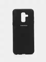 Черный чехол Soft-touch для Samsung A6 Plus