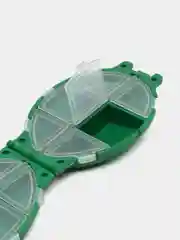 Зеленый коробочка рыболовная для мормышек, крючков, мелочей, 12 отделений, коробка мормышница