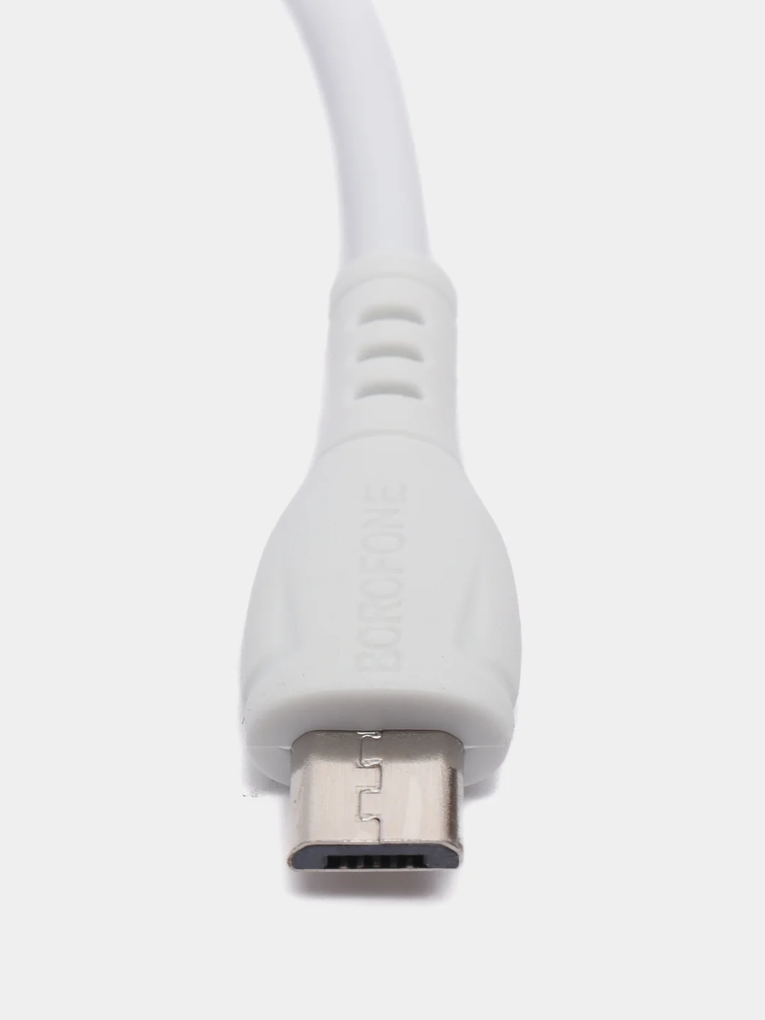 Белый кабель Borofone для зарядки телефона, Micro USB