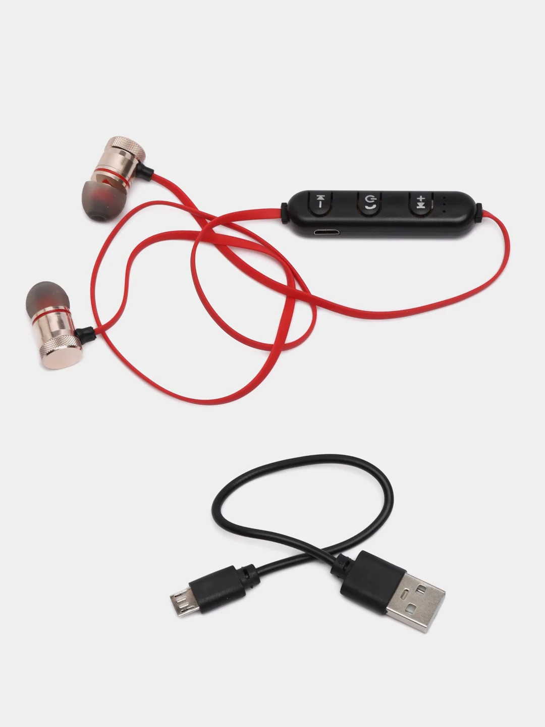 Красный беспроводные Bluetooth Наушники Sports Sound Stereo