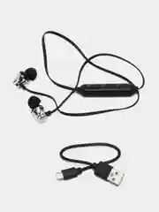 Серебряный беспроводные Bluetooth Наушники Sports Sound Stereo