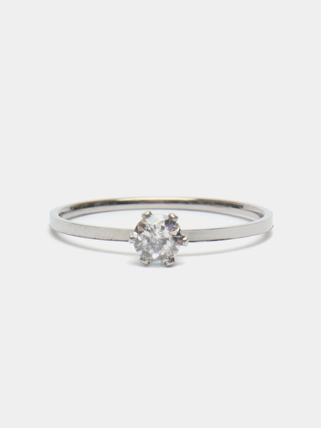 Серебряный женское кольцо