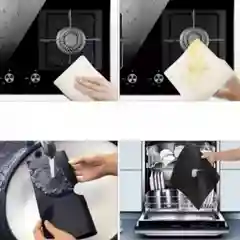 Черный многоразовый ЗАЩИТНЫЙ КОВРИК/НАКЛАДКА/ПЛЕНКА ДЛЯ ГАЗОВОЙ ПЛИТЫ