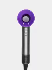 Фиолетовый фен для волос Super Hair Dryer, стайлер для укладки и сушки волос, 5 насадок