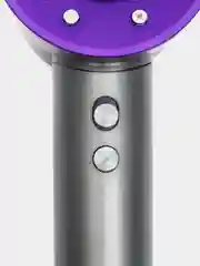 Фиолетовый фен для волос Super Hair Dryer, стайлер для укладки и сушки волос, 5 насадок