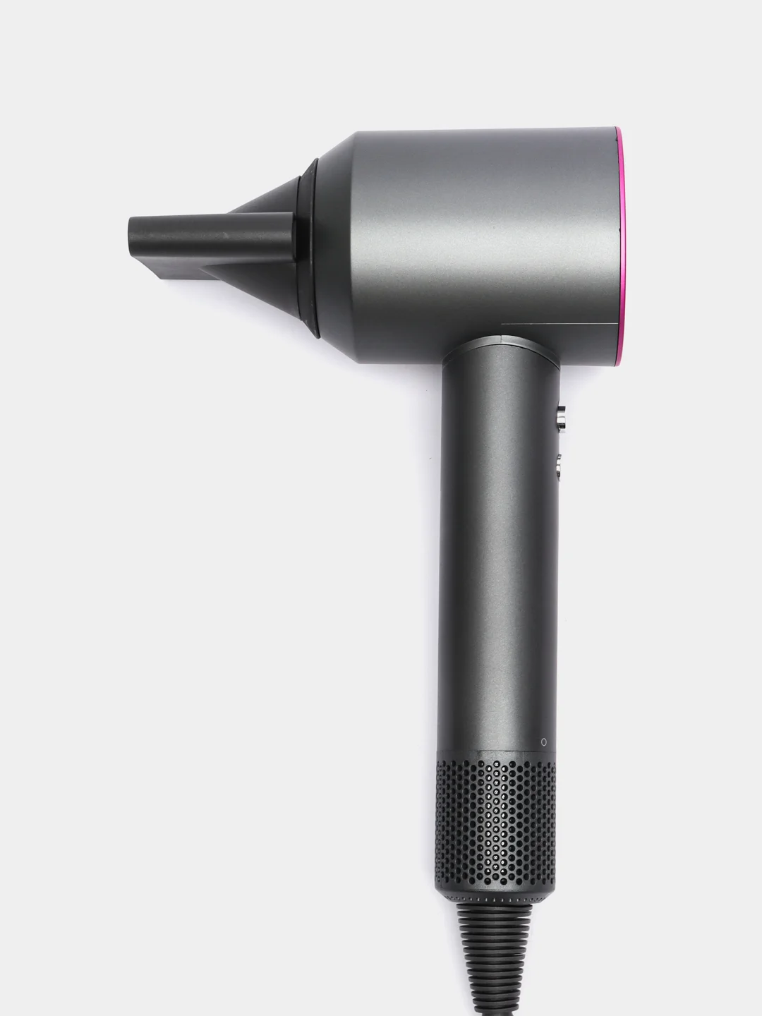 Фуксия фен для волос Super Hair Dryer, стайлер для укладки и сушки волос, 5 насадок