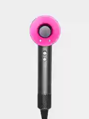 Фуксия фен для волос Super Hair Dryer, стайлер для укладки и сушки волос, 5 насадок