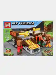 Красный конструктор My World "Добыча полезных ископаемых", совместимо с лего (LEGO)