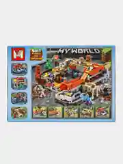 Коричневый конструктор My World "Добыча полезных ископаемых", совместимо с лего (LEGO)