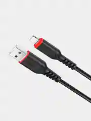 Синий кабель для iphone Lightning - USB для быстрой зарядки hoco X59