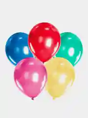 Шар Воздушный металлик, 25/30 см, 10/50 штук