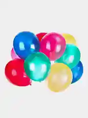 Шар Воздушный металлик, 25/30 см, 10/50 штук