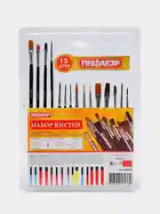 Черный кисти для рисования 15 шт