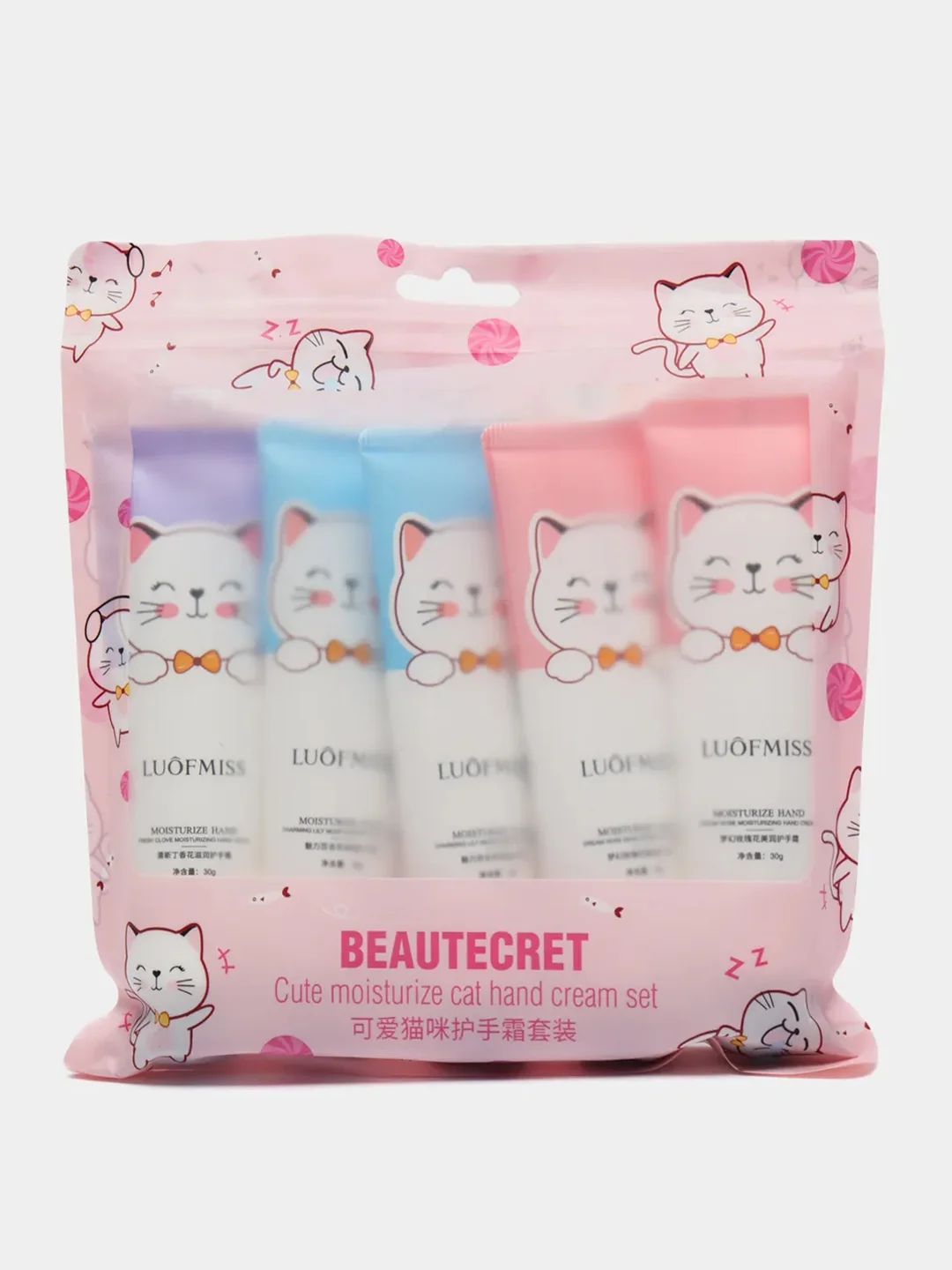 Крем для рук LUOFMISS BEAUTECRET, набор 5шт*30г