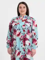 Лазурный платье женское мусульманское длинное, Lilians