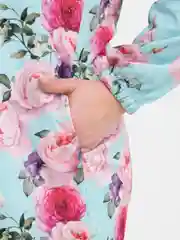 Лазурный платье женское мусульманское длинное, Lilians