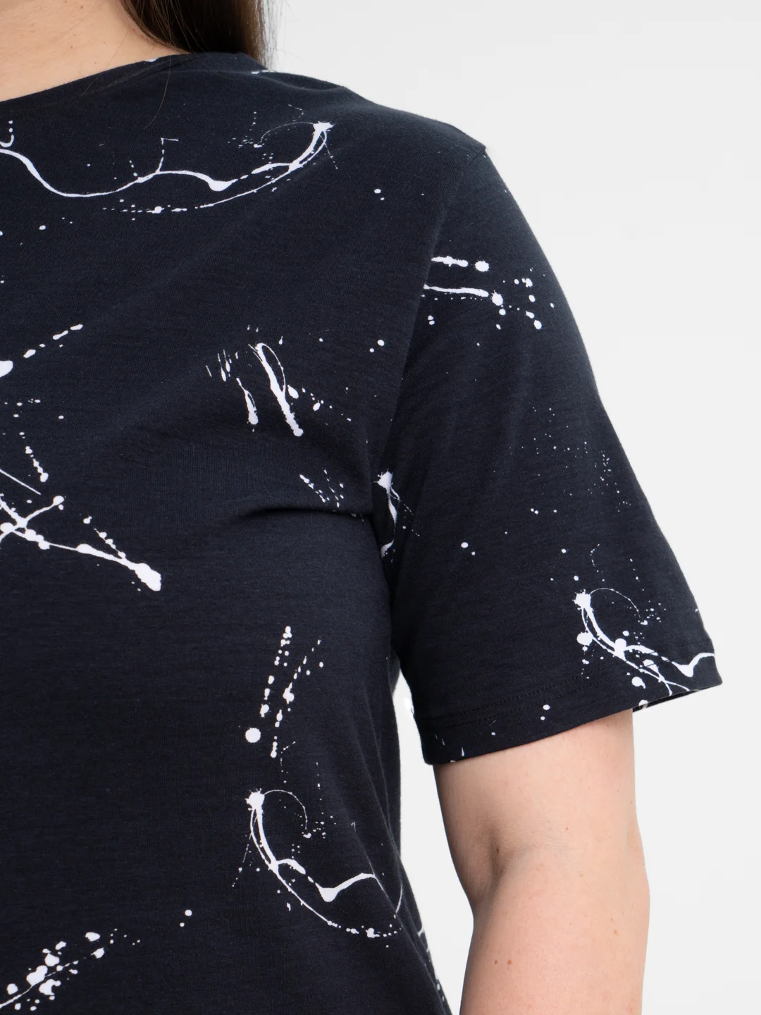 Слоновая кость платье-футболка Oversize, короткая туника, большие размеры 42-60