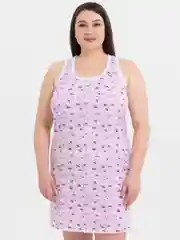 Пастельно-коралловый ночная сорочка 100% хлопок